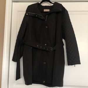 Michael Kors Womens Hooded Trench Coat. 2XL.